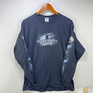 Vintage Grave Digger Monster Truck Racing LS Shirt Large